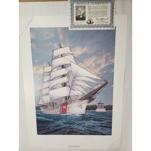 Ben Richmond "Homeward Bound" 2001 Rare 109/500 Signed W/COA NEW CoastGuard